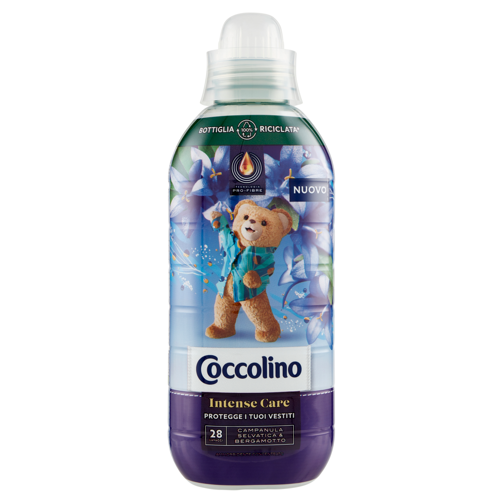Coccolino Ammorbidente Concentrato Intense Care Campanula Selvatica & Bergamotto 28 Lavaggi 645 ml