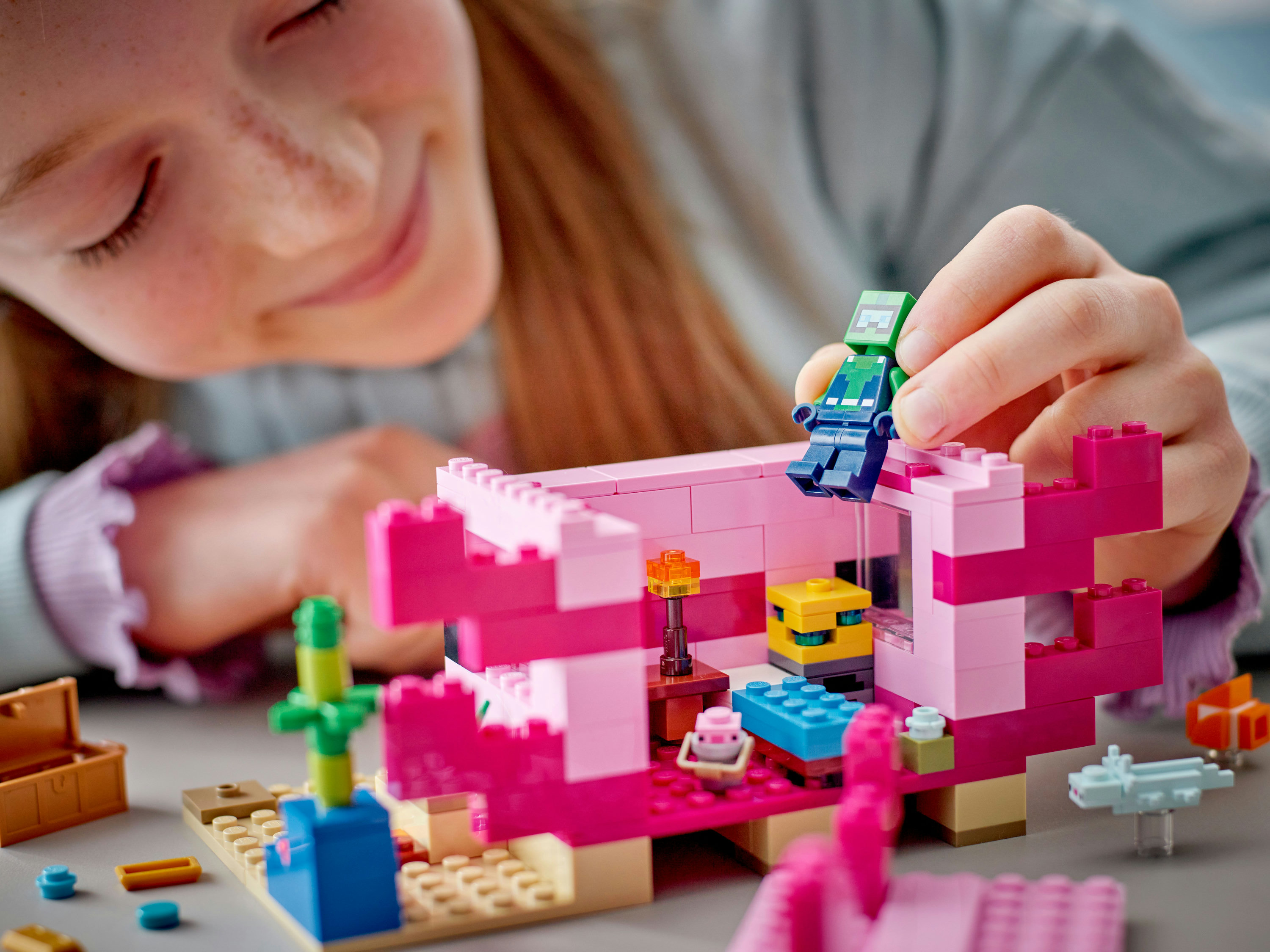 LEGO Minecraft La casa dell&rsquo;Axolotl