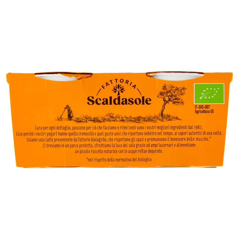 Fattoria Scaldasole Bianco Intero yogurt biologico 2 x 115 g