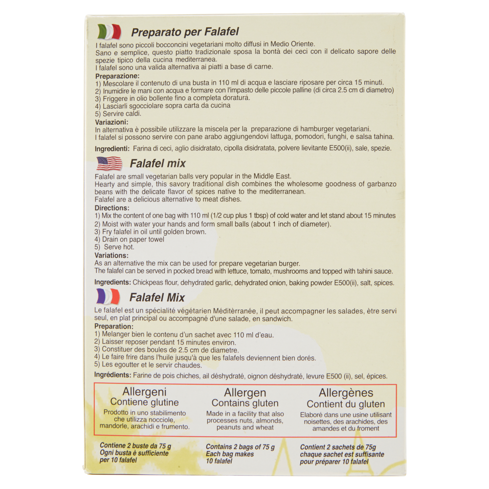 Luxor Falafel preparato per bocconcini vegetariani 150 g