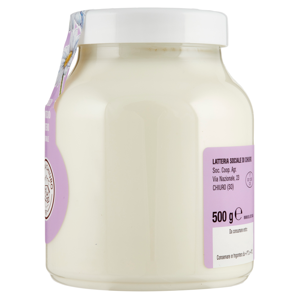 AlpiYo Yogurt di Valtellina Senza Lattosio Intero Naturale 500 g