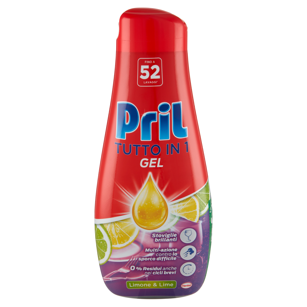 PRIL Tutto in 1 Gel Limone 936ml