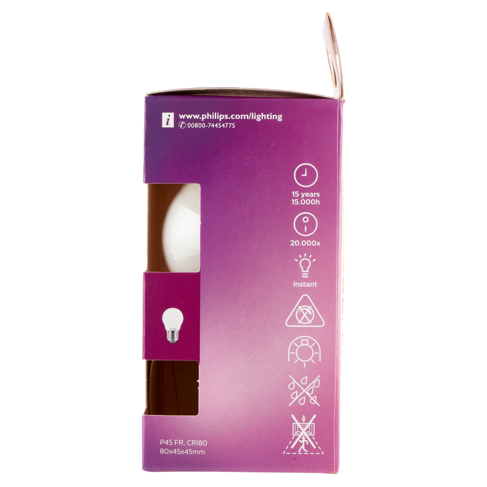 Philips Led sfera vetro 25W E27 2700K