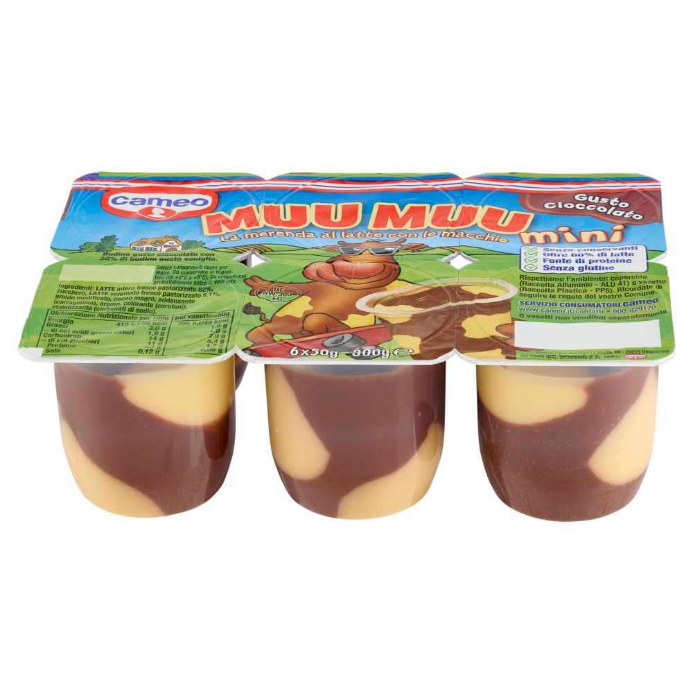 cameo Muu Muu mini Gusto Cioccolato 6 x 50 g