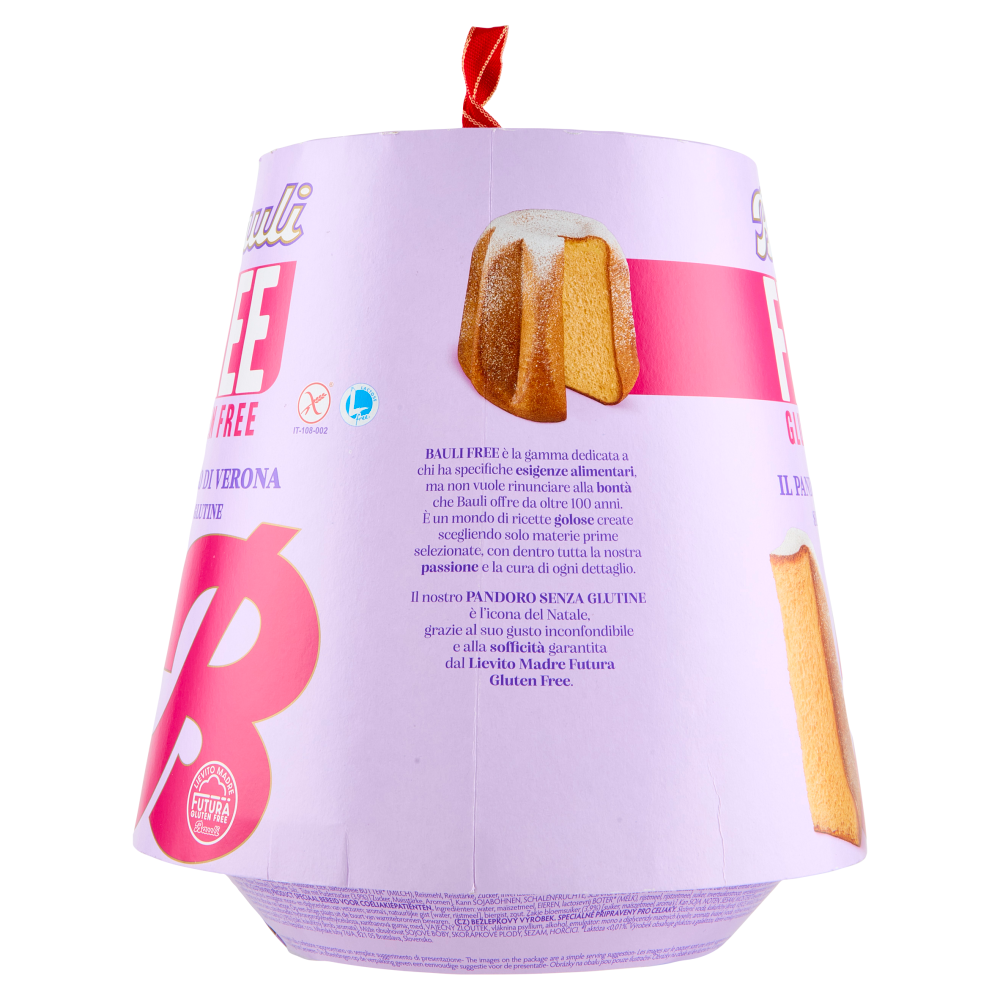 Bauli Free Gluten Free il Pandoro di Verona Senza Glutine 500 g