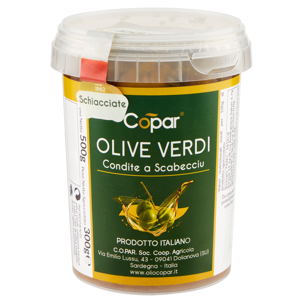 Copar Olive Verdi Condite a Scabecciu 500 g