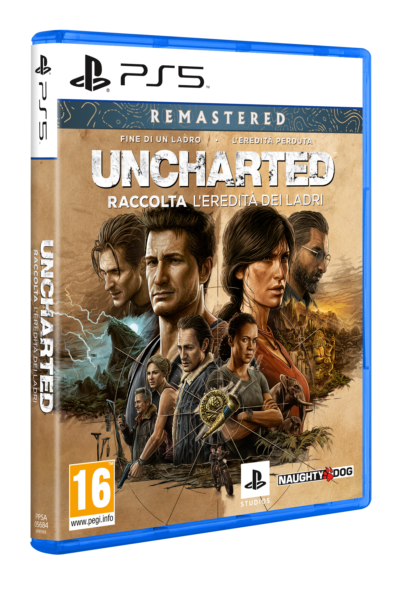 Sony Uncharted: Raccolta L'Eredit&agrave; dei ladri Collezione Inglese, ITA PlayStation 5