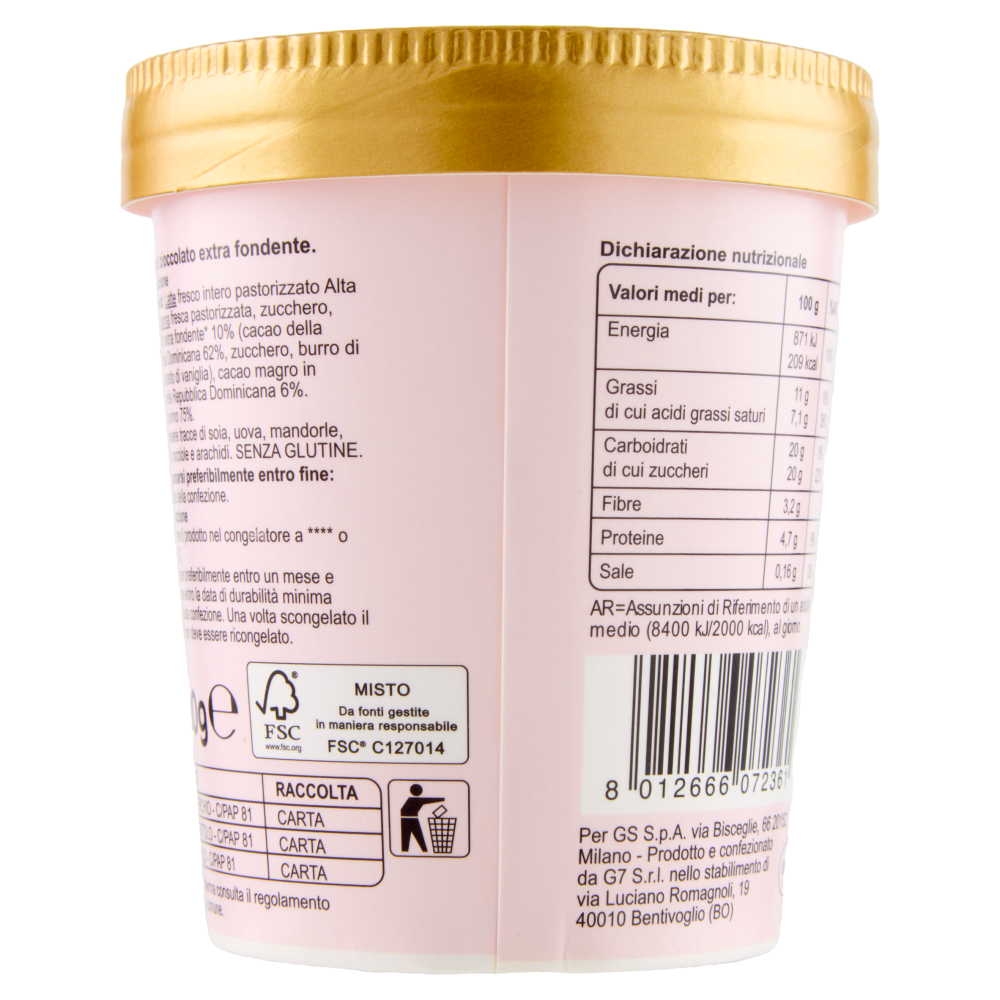 Carrefour Sensation Gelato al Cioccolato 300 g