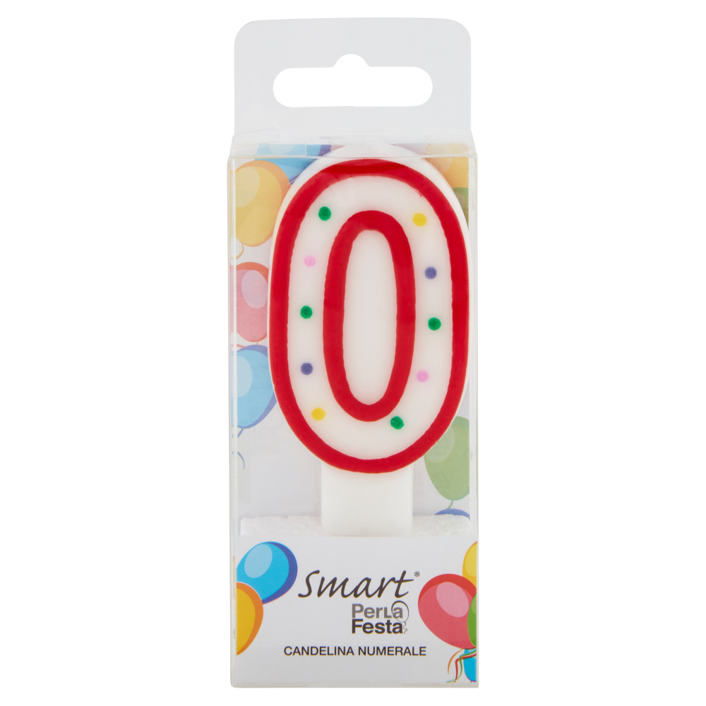 Smart PerLa Festa Candelina Numerale 0 1 pz