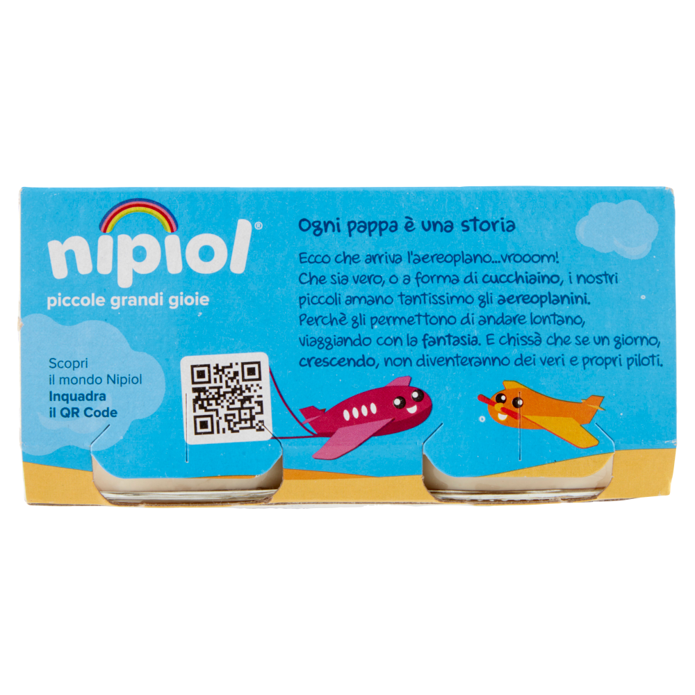 nipiol pollo omogeneizzato con carne e cereale 2 x 80 g