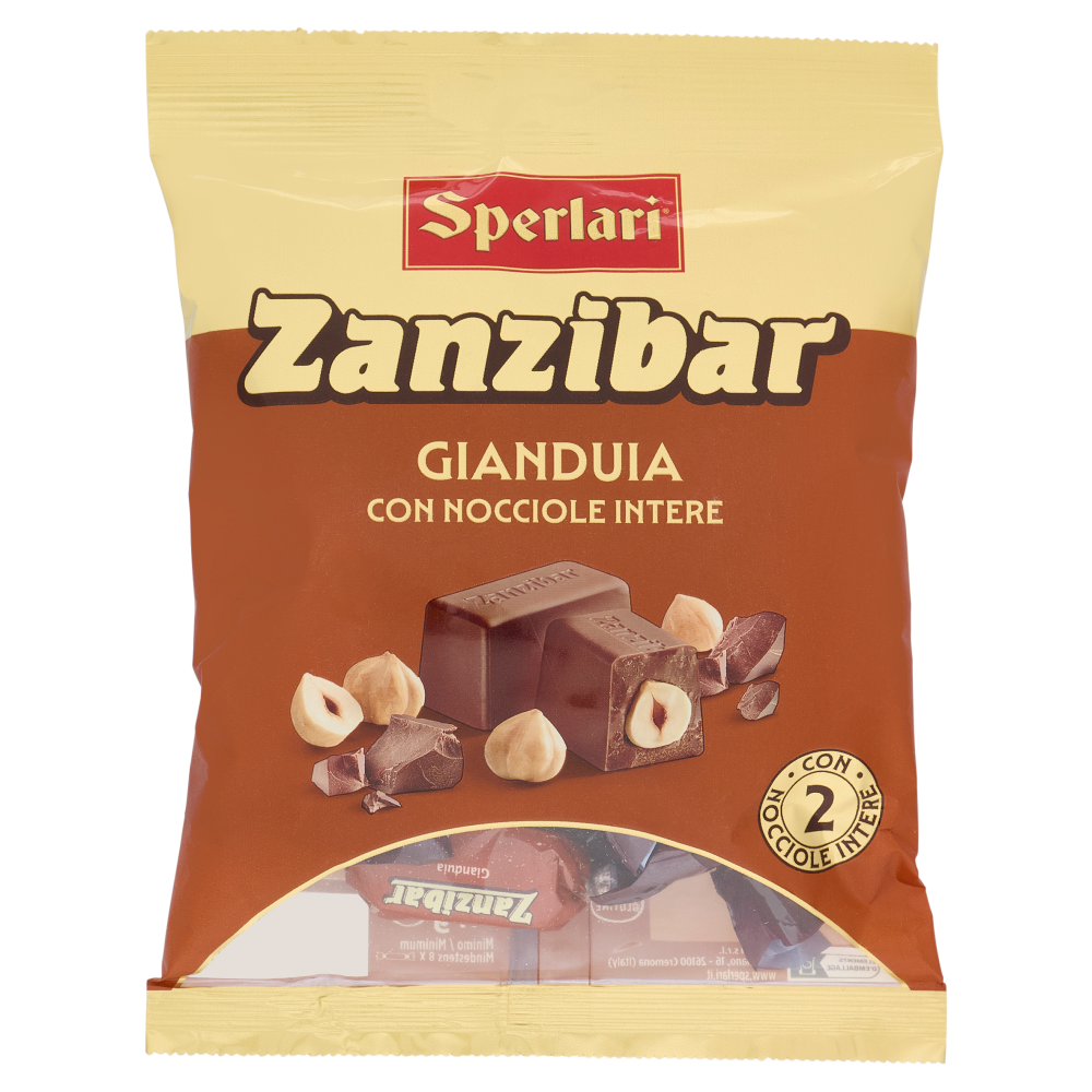 Sperlari Zanzibar Gianduia con Nocciole Intere 117 g
