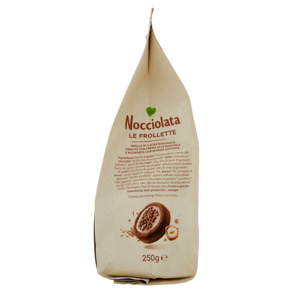 Rigoni di Asiago Nocciolata le Frollette al cacao bio 250 g