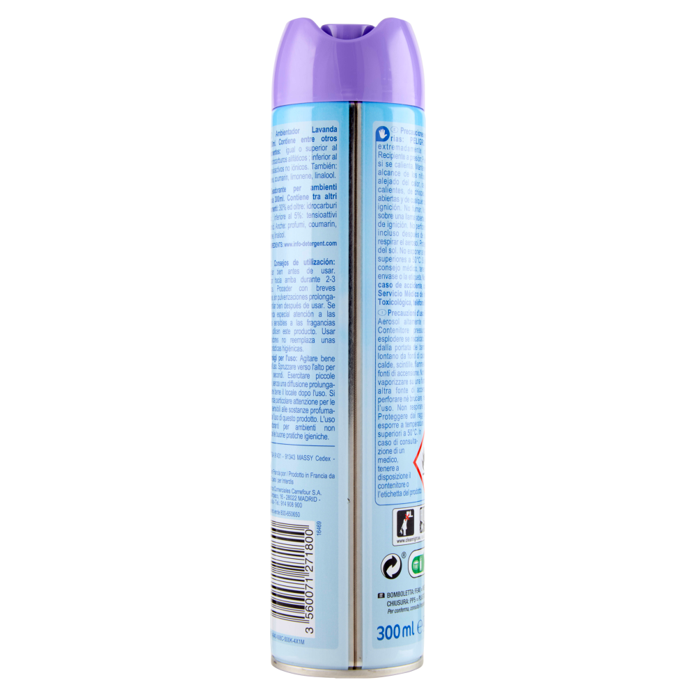 Carrefour Essential Deodorante Spray per ambienti Lavanda 300 ml
