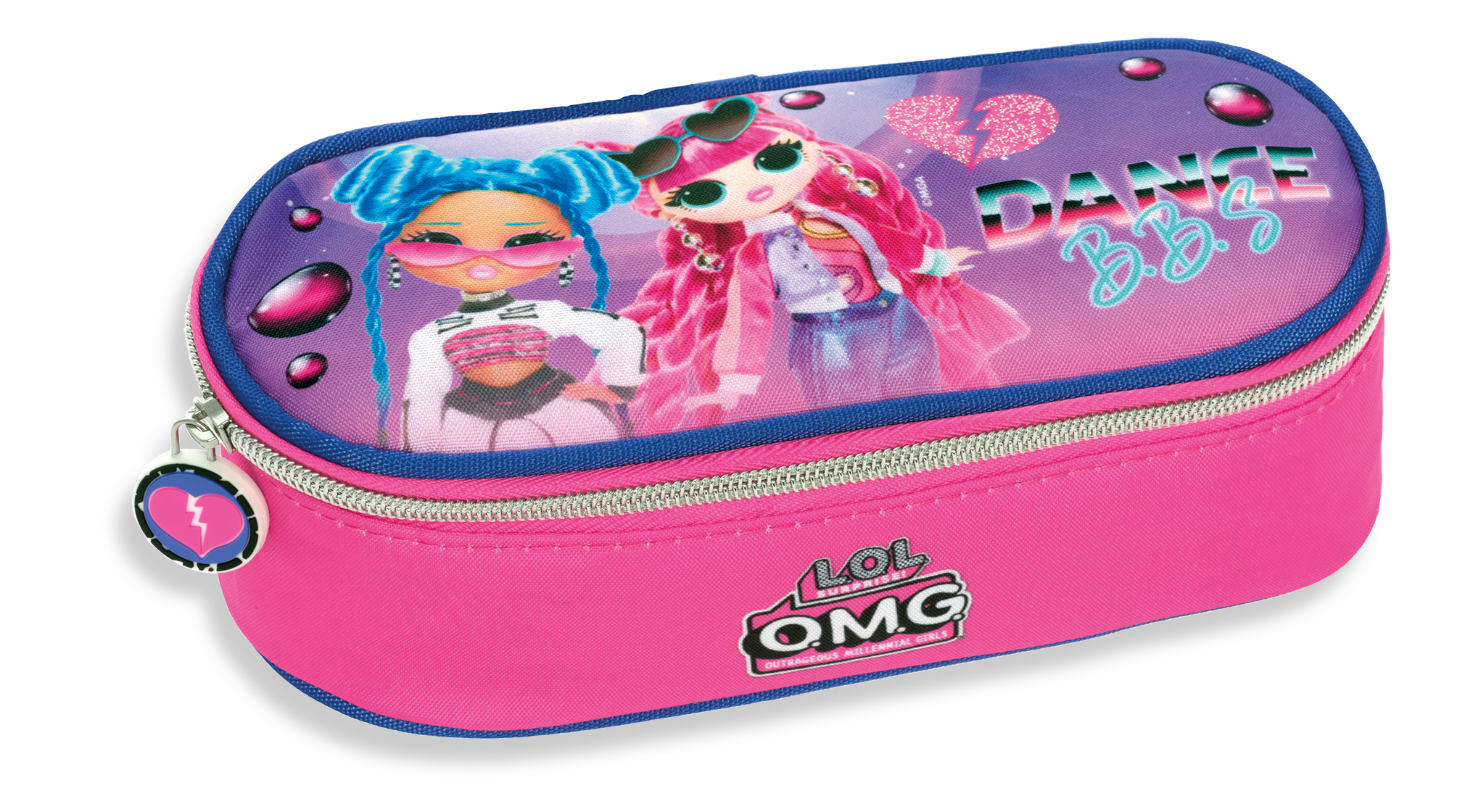 Estuche Ovalado Organizador Rainbow High Franco Cosimo Panini - 30x7x7 Cm, Con Separador Y Trabillas