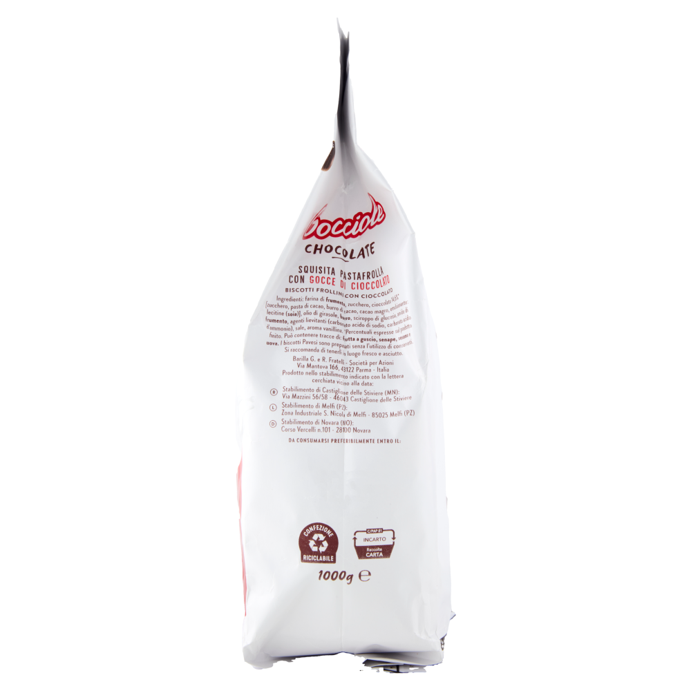 Pavesi Gocciole Chocolate Biscotti con Gocce di Cioccolato 1kg
