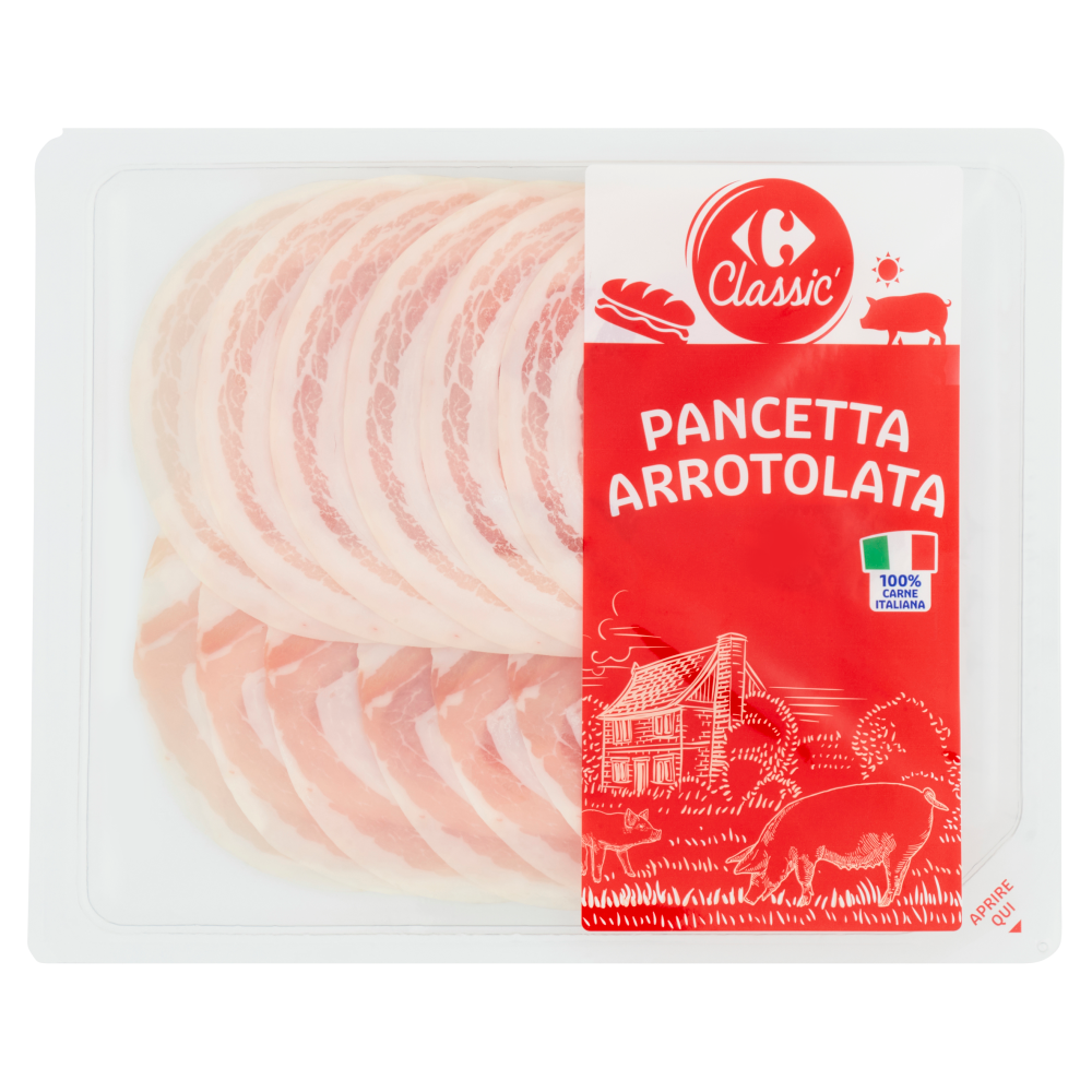 Carrefour Classic Pancetta Arrotolata 100 g