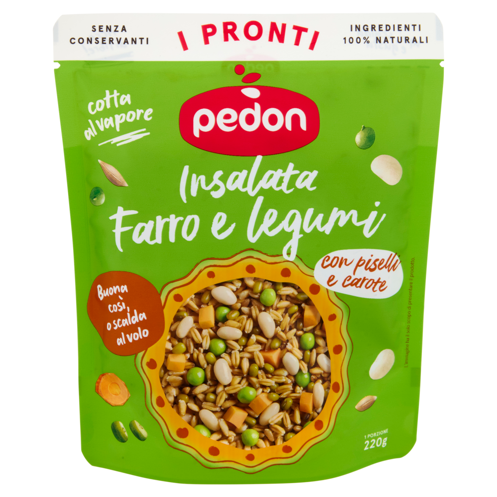 pedon I Pronti Insalata Farro e legumi 220 g