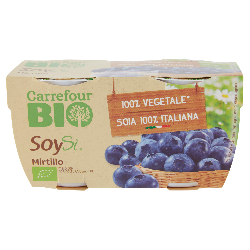 Carrefour Bio SoySì Mirtillo 2 x 125 g