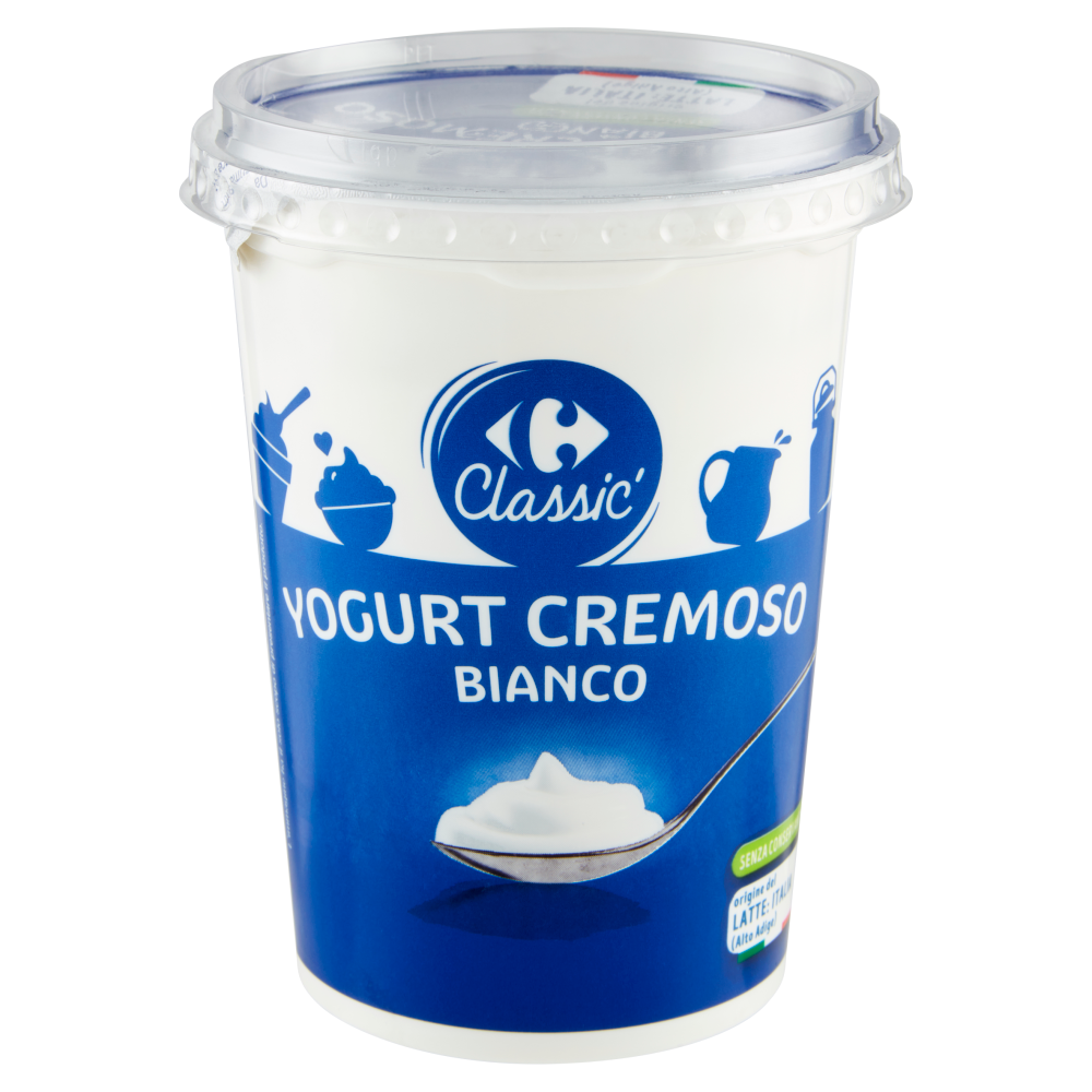 Carrefour Classic Yogurt Cremoso Bianco 500 g