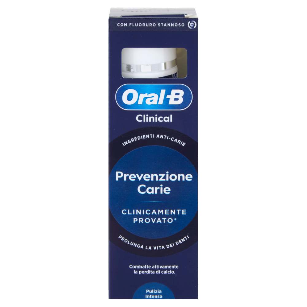 Oral-B Clinical Dentifricio Prevenzione Carie Pulizia Intensa 75 ml