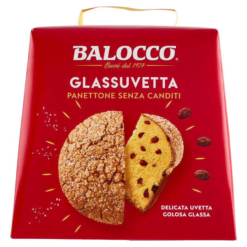 Balocco Glassuvetta Panettone Senza Canditi 750 g