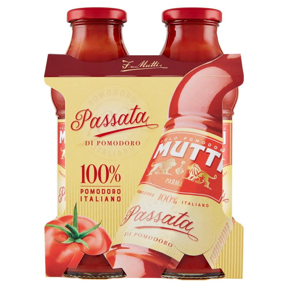 Mutti Passata di Pomodoro 2 x 400 g Carrefour