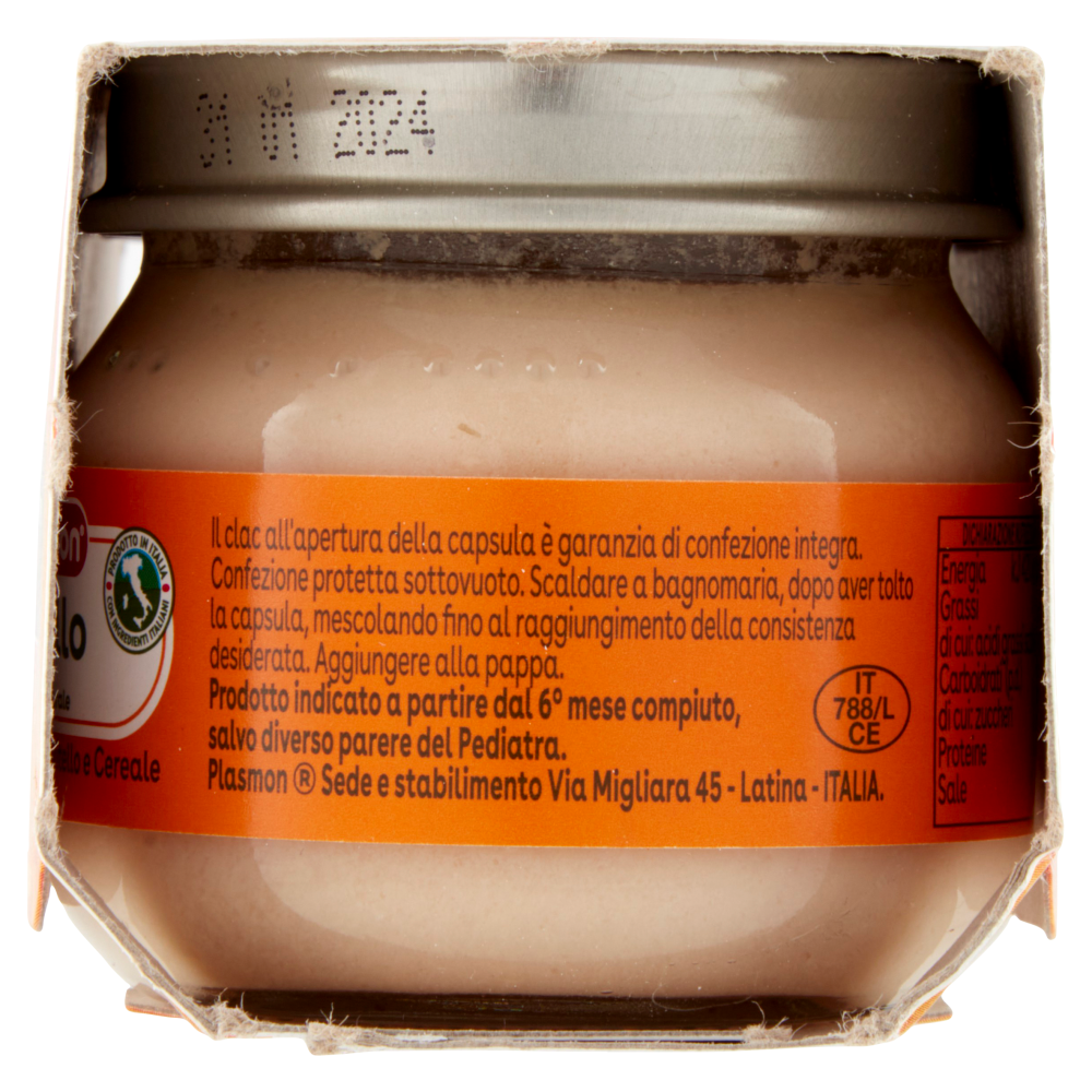 Plasmon Omogeneizzato Vitello con cereale 2 x 80 g