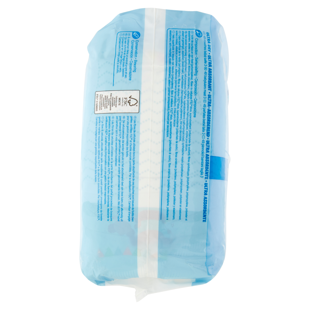 Carrefour Baby Ultra Dry Pannolini 3 Midi 4-9 kg 49 pz
