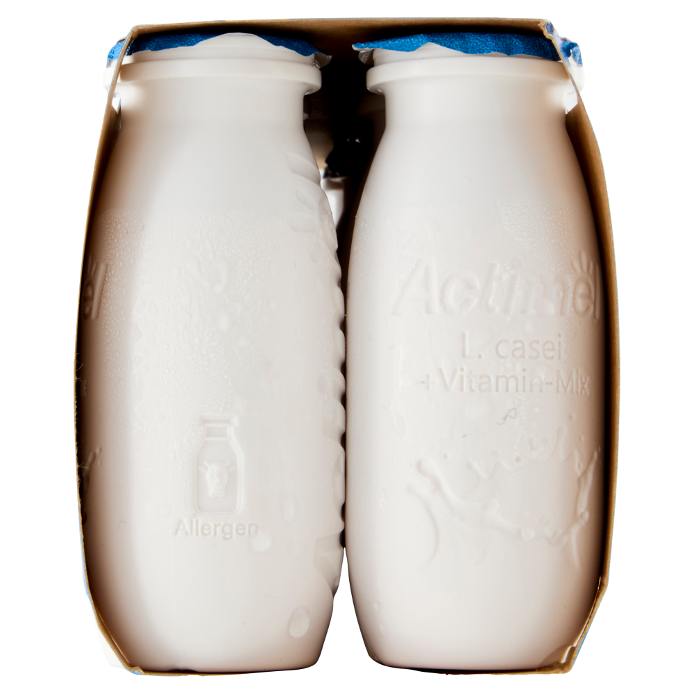 ACTIMEL, Yogurt da Bere con Vit B6 e D per il Sistema Immunitario, Bianco Naturale, 12X100G