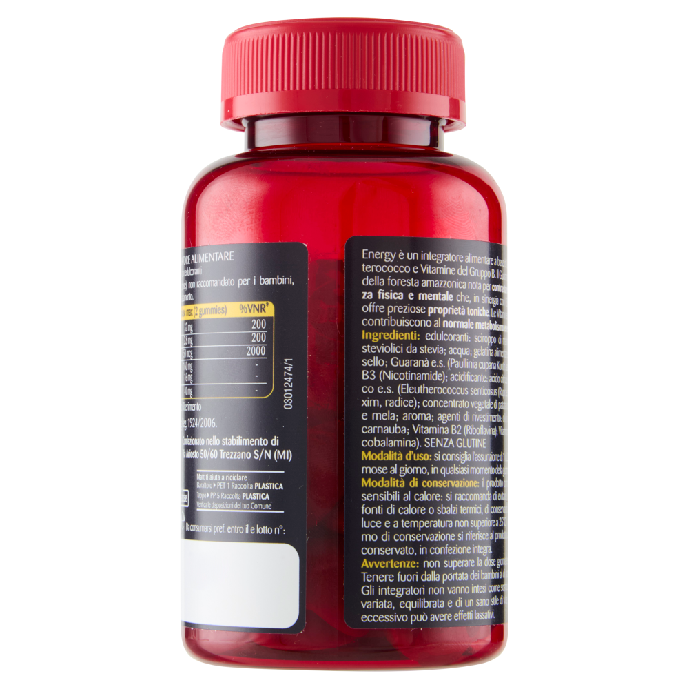 Matt Benessere energy Gummies 30 pastiglie gommose 90 g