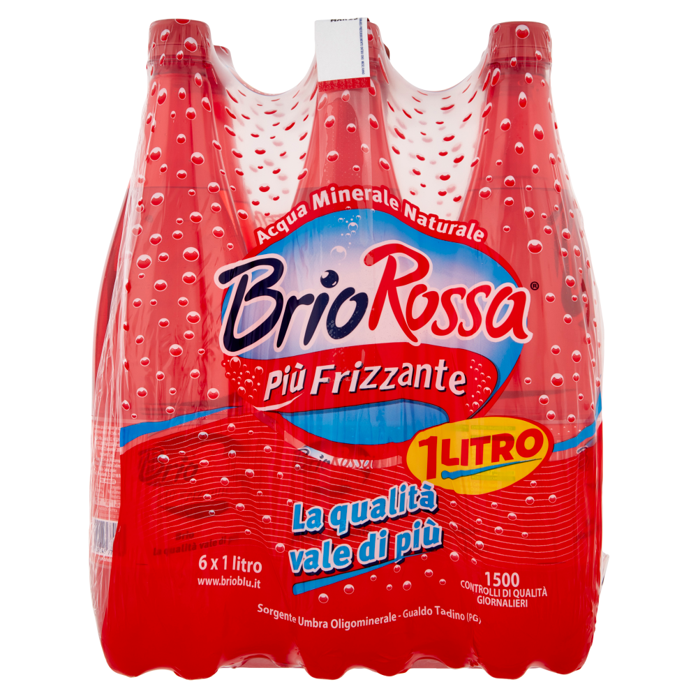 Brio Rossa Più Frizzante Gualdo Tadino 6 x 1 litro