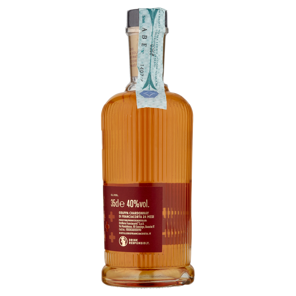 Distillerie Franciacorta la Nativa Grappa Chardonnay di Franciacorta Doppia Barrique 24 Mesi 35 cl