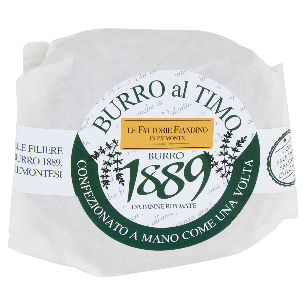 Le Fattorie Fiandino Burro 1889 Burro al Timo 100 g
