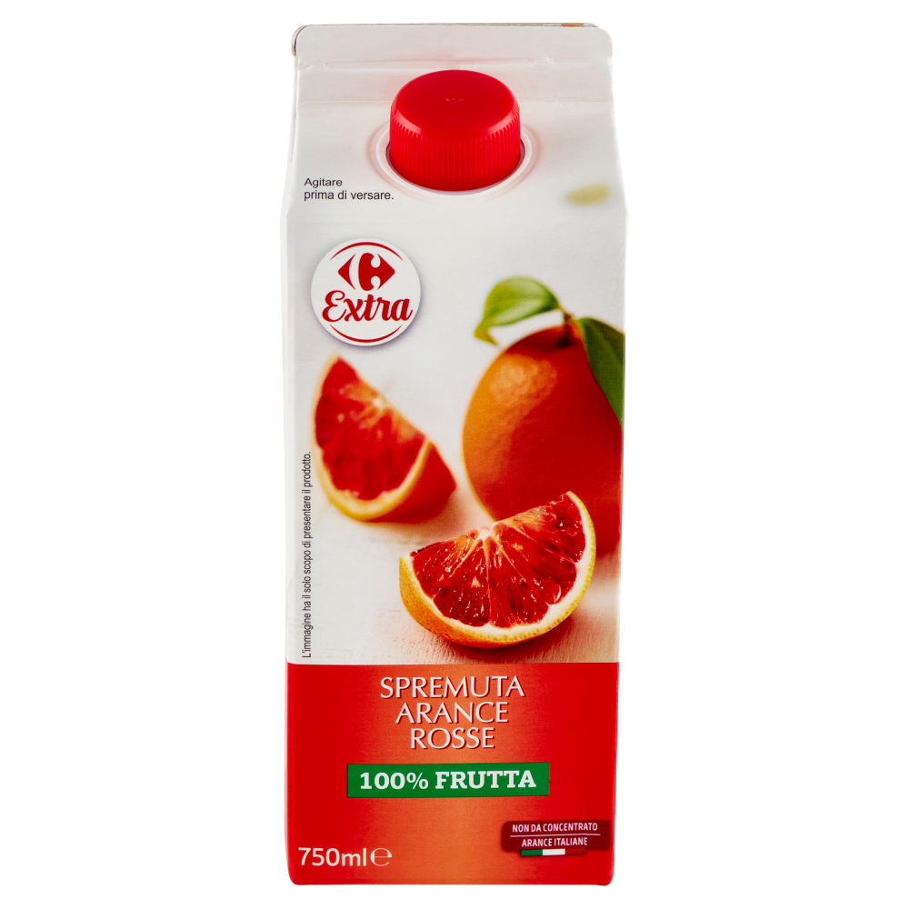 Carrefour Extra Spremuta Arance Rosse 750 ml