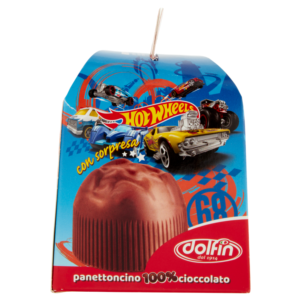 dolfin panettoncino 100% cioccolato Hot Wheels 40 g