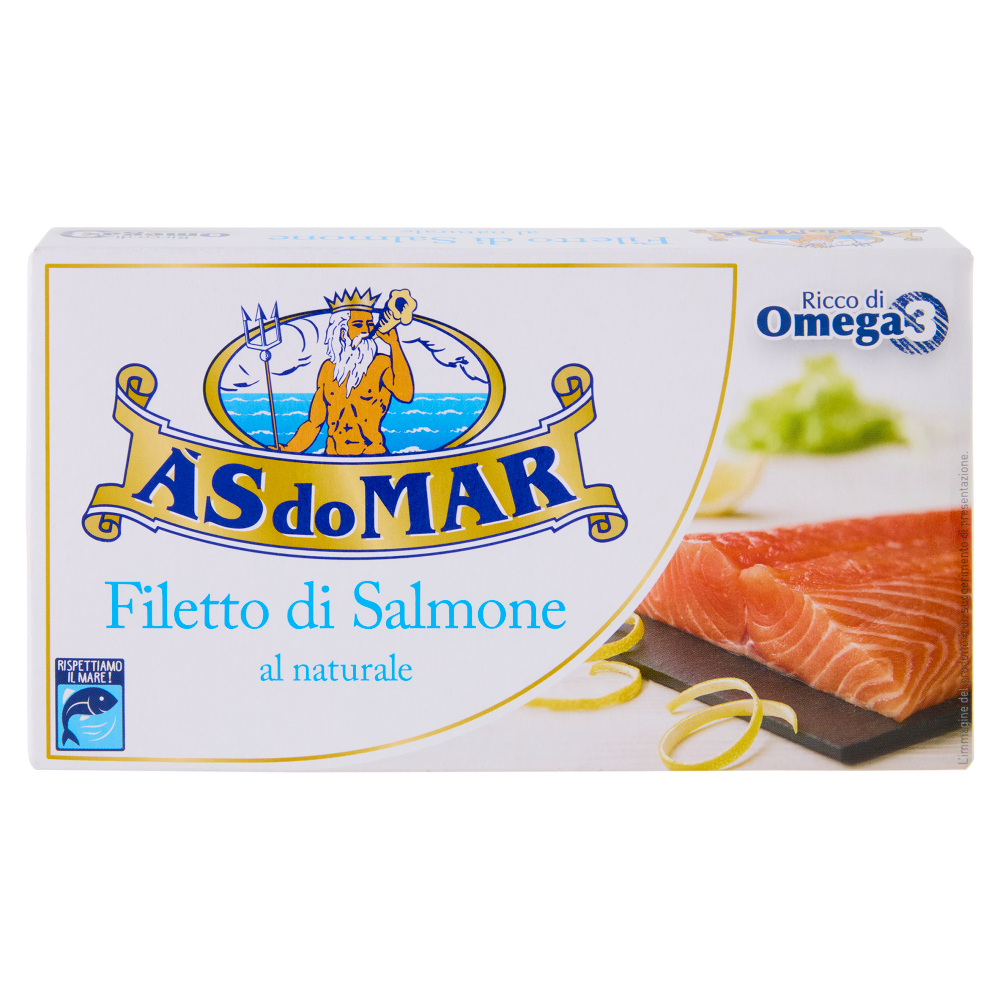 Asdomar Filetto di Salmone al naturale 150 g