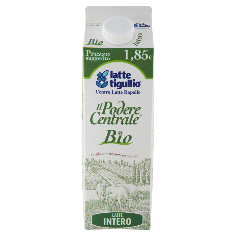 latte tigullio Il Podere Centrale Bio Latte Intero 1 litro