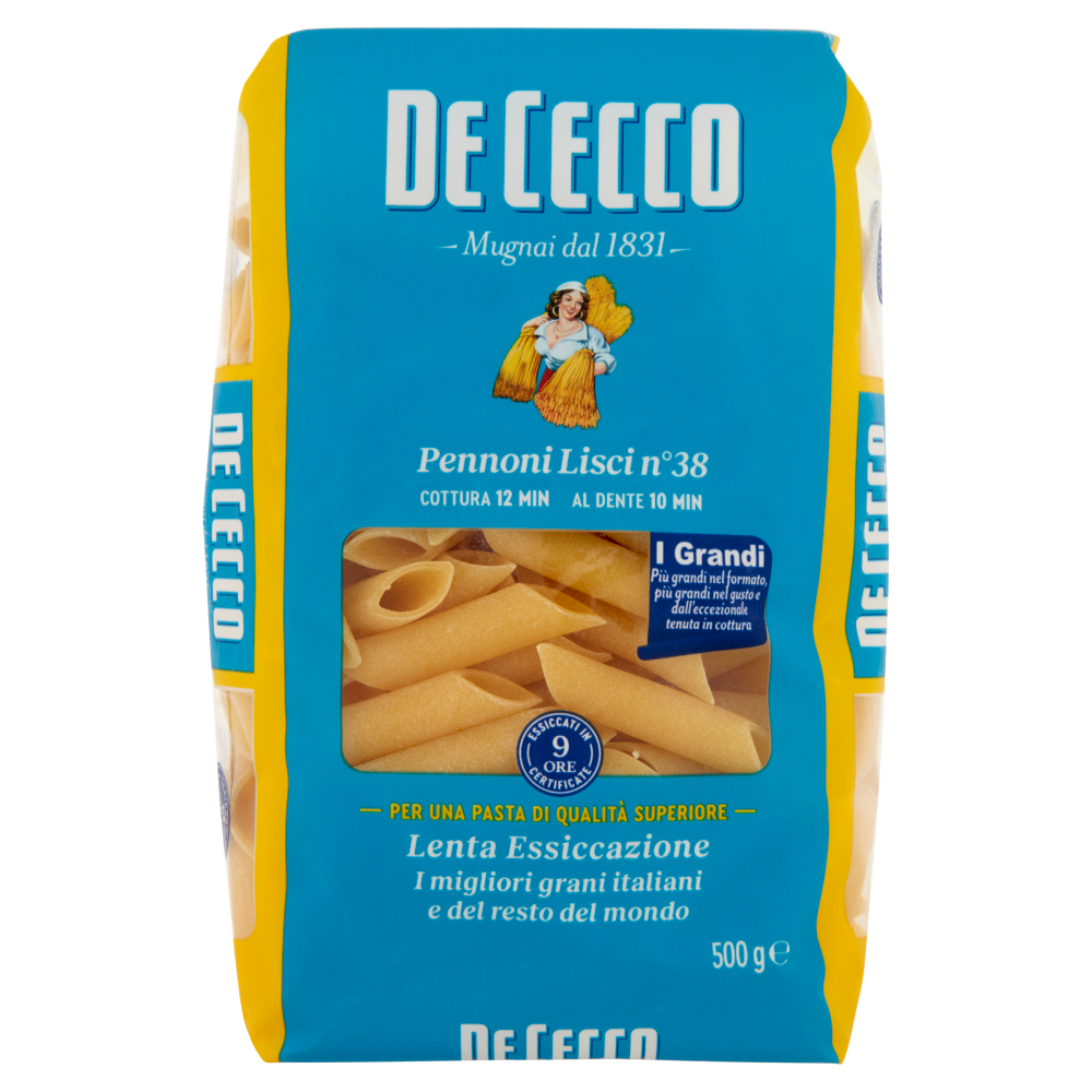 De Cecco Pennoni Lisci n&deg;38 500 g