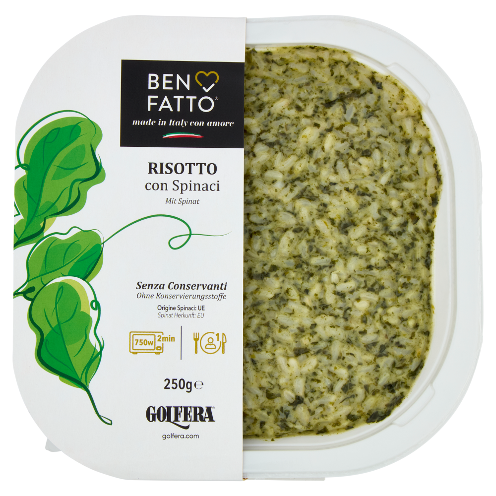 Golfera Ben Fatto Risotto con Spinaci 250 g