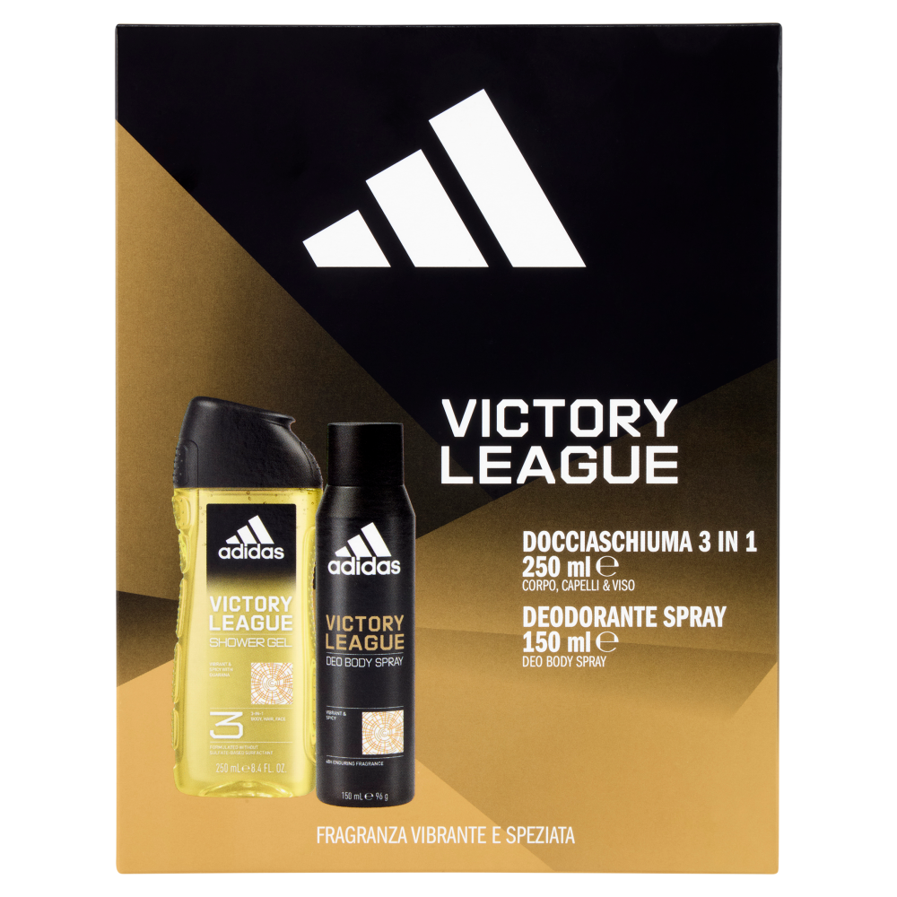adidas Xmas25 Maschile Deodorante 150 ml + Shower Gel 250 ml Victory League