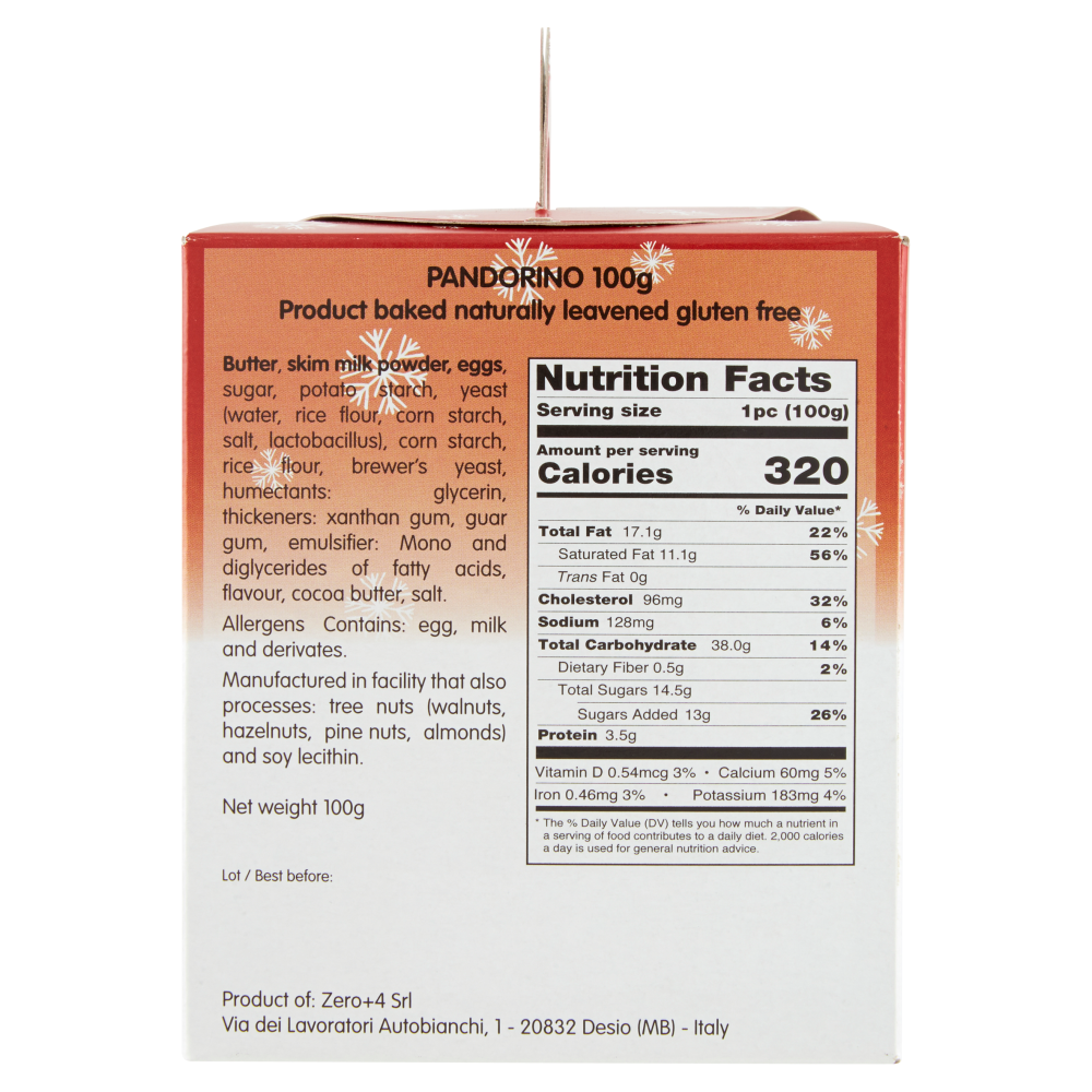 Pandorino senza glutine 100 g