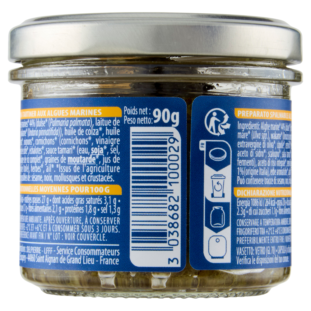 Delpierre Tartare di Alghe con limone 90 g