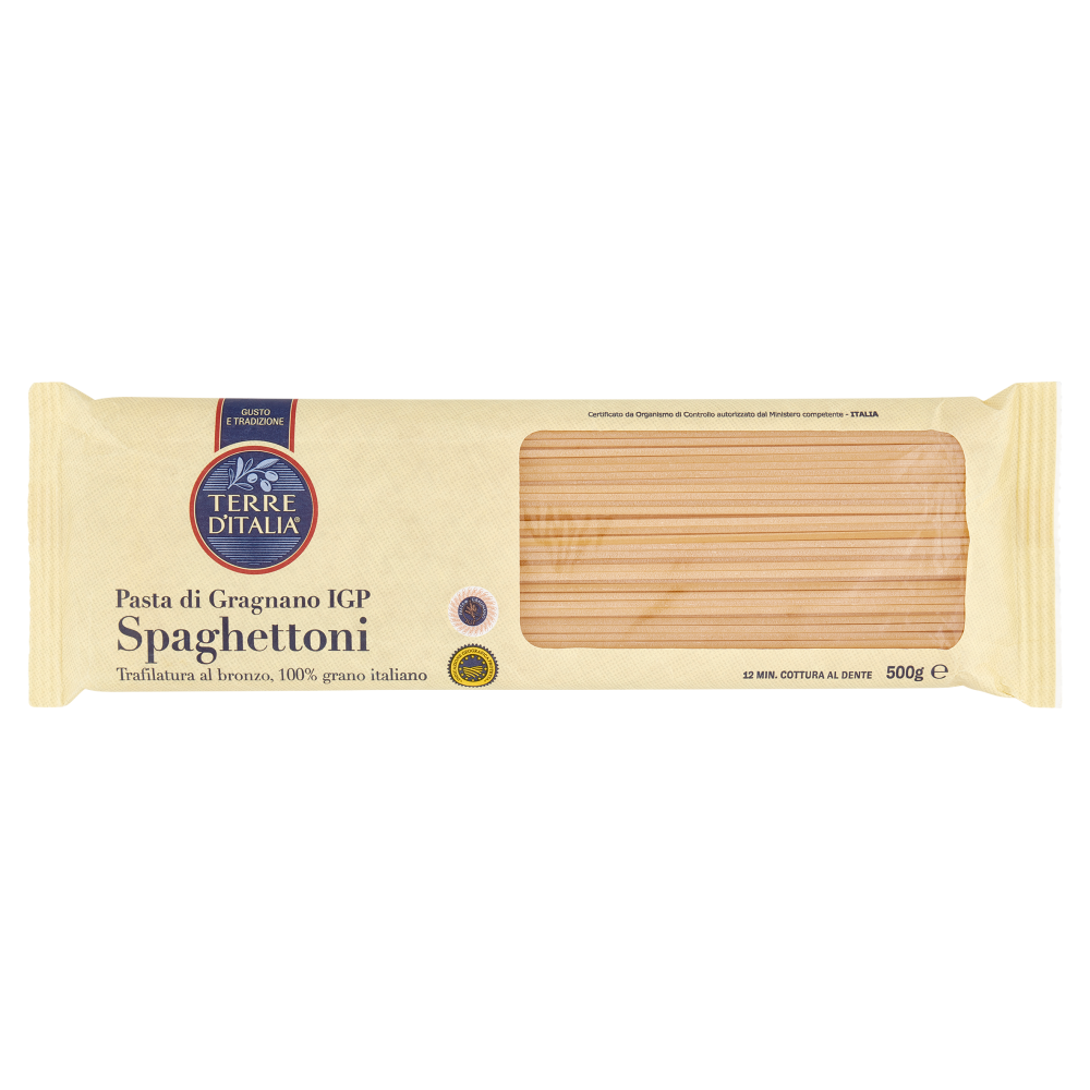 Terre d'Italia Pasta di Gragnano IGP Spaghettoni 500 g