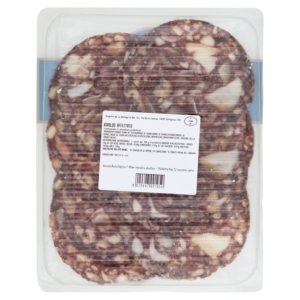 la Bottega di Ad&ograve; Salumi di Eccellenza Biroldo Affettato 0,100 kg