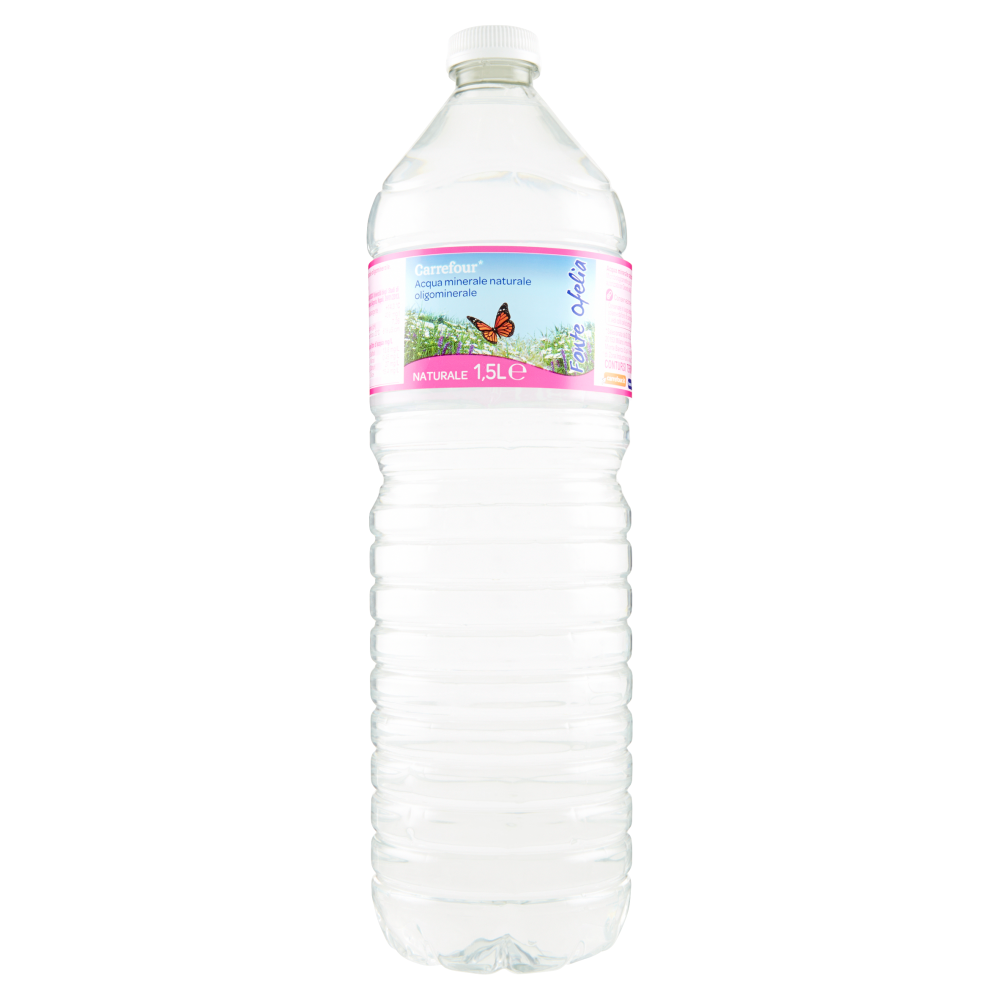 Carrefour Acqua minerale naturale oligominerale Naturale Fonte Ofelia 1,5 L