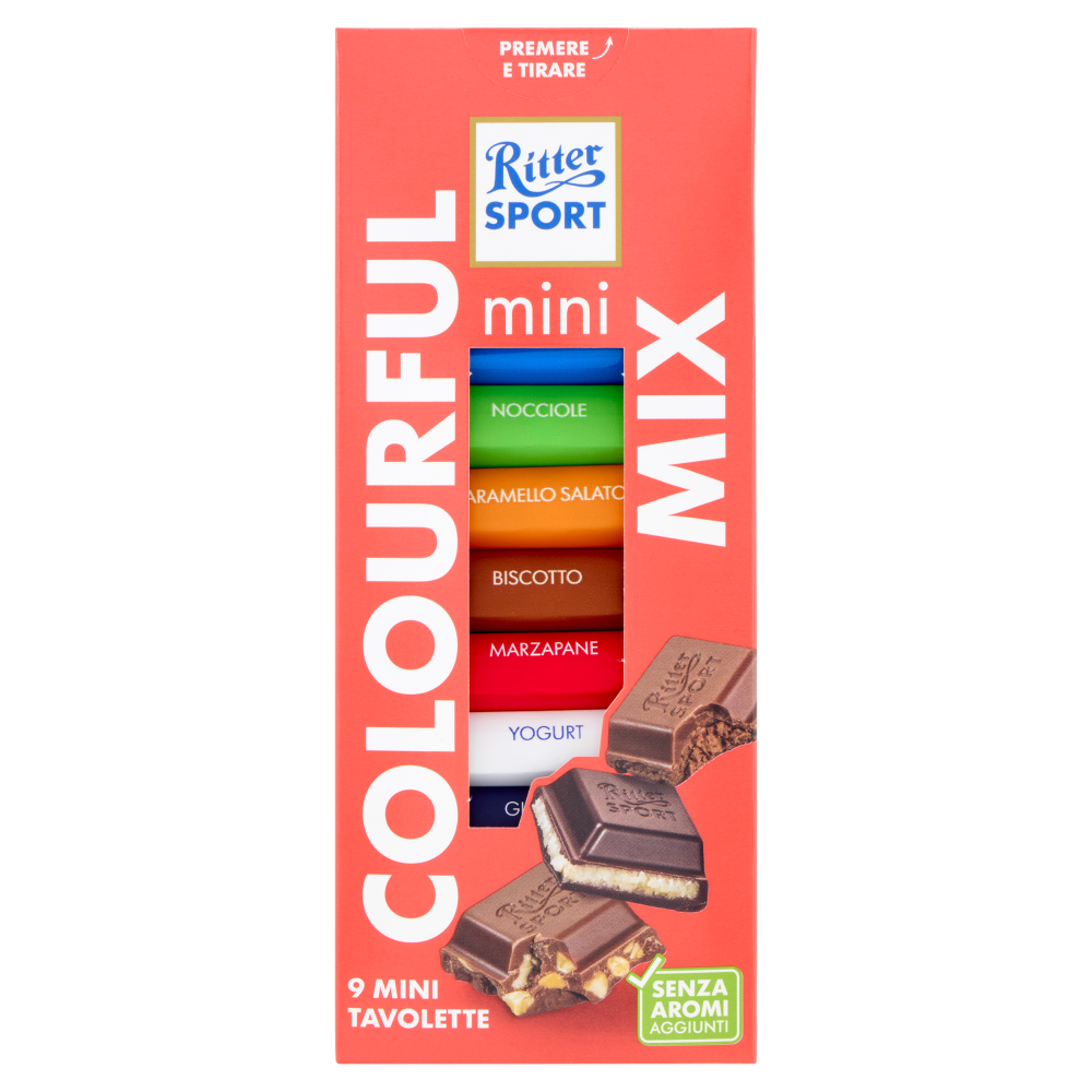 Ritter Sport mini Colourful Mix 9 x 16,67 g