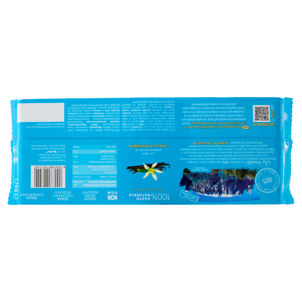 Loacker Classic Vanilla Wafer con crema alla Vaniglia Bourbon del Madagascar Wafers 175g