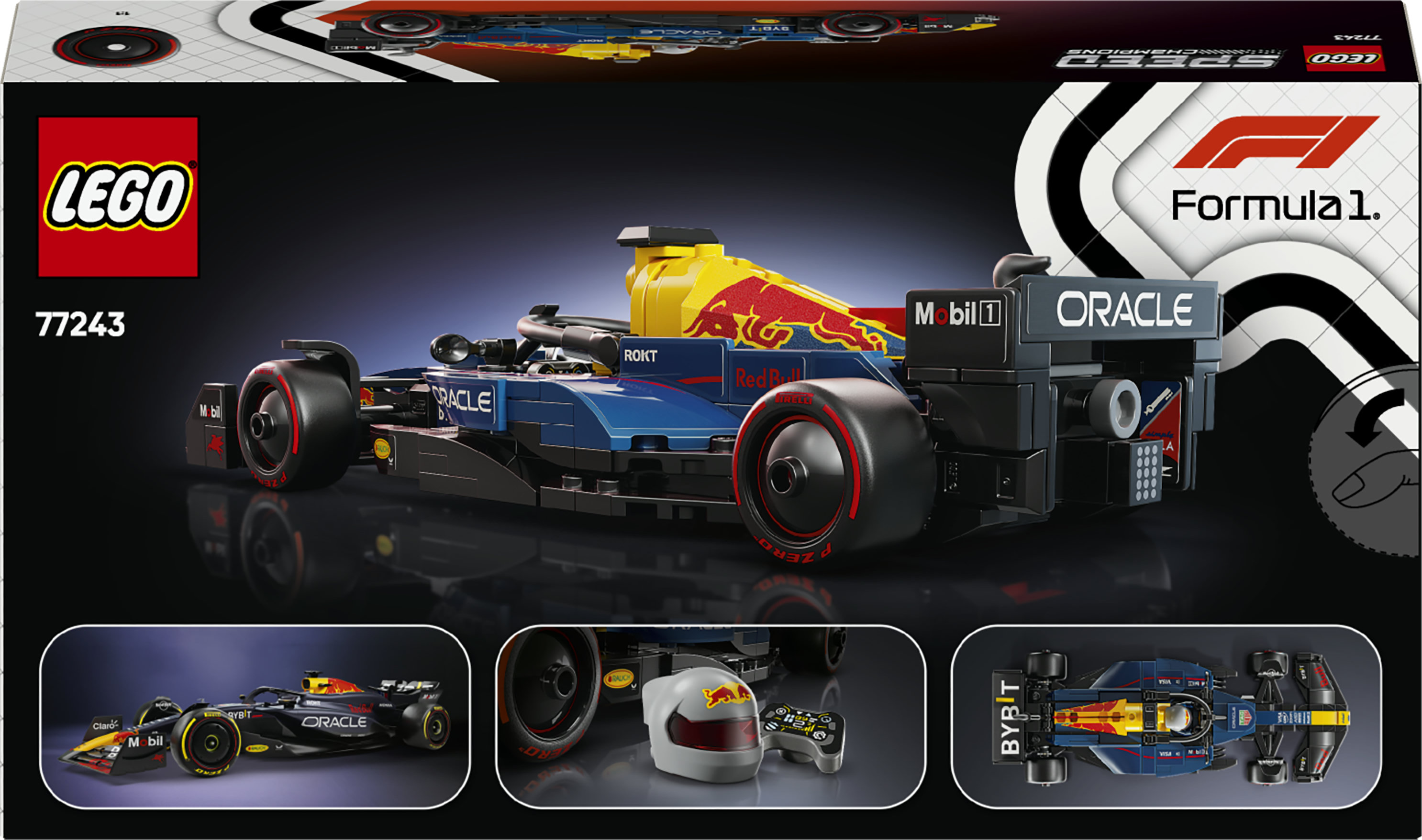 LEGO Speed Champions 77243 Auto da Corsa F1 Oracle Red Bull Racing RB20 Macchina da Collezione, Regalo Uomo, Donna e Adulti
