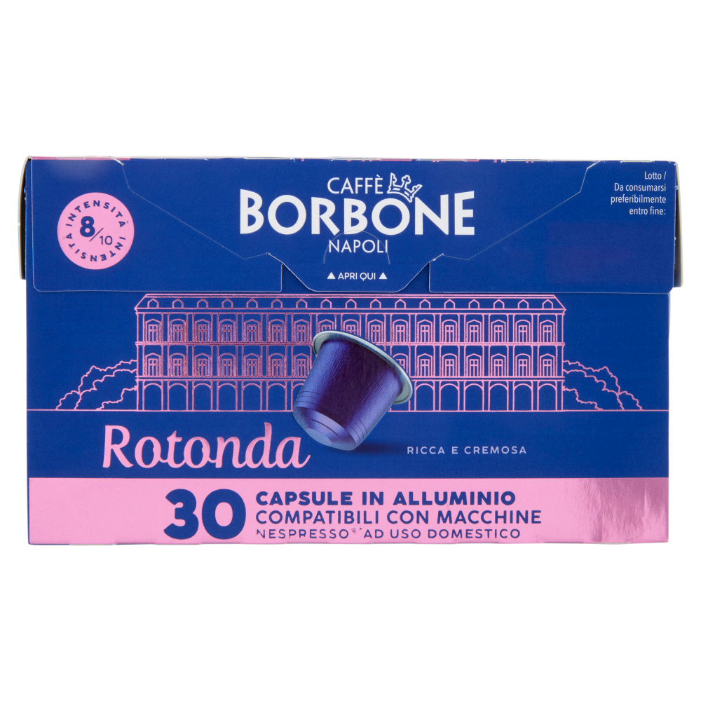 Caffè Borbone Rotonda Capsule in Alluminio Compatibili Nespresso* 30 x 5 g