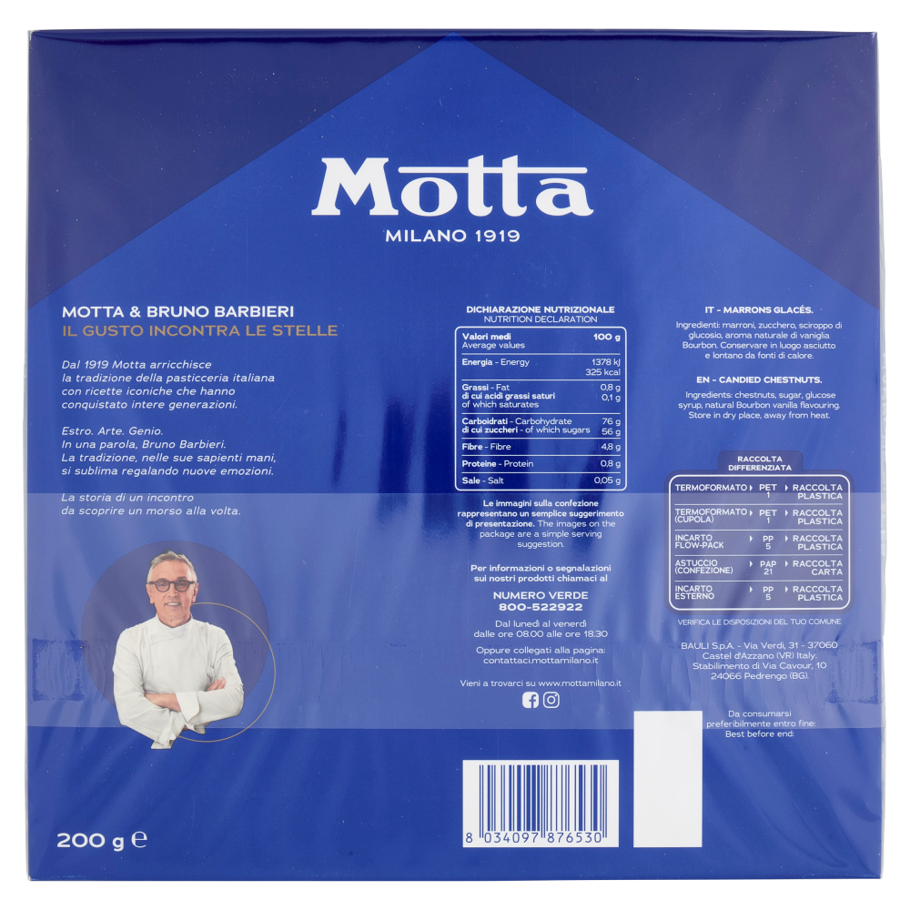 Motta Marrons Glac&eacute;s Interi 200 g